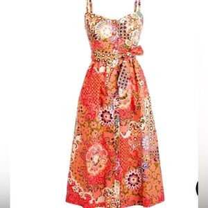 NWT J. Crew Colorful Patterned Women's Dress -Size 4